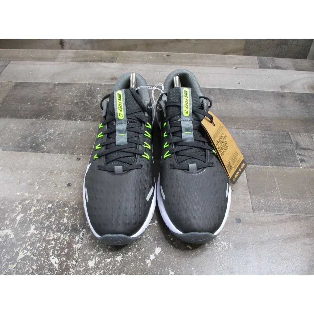 Nike Free G Running Shoes Mens Size 9 Black Gray White Volt Sneakers FN0332-001